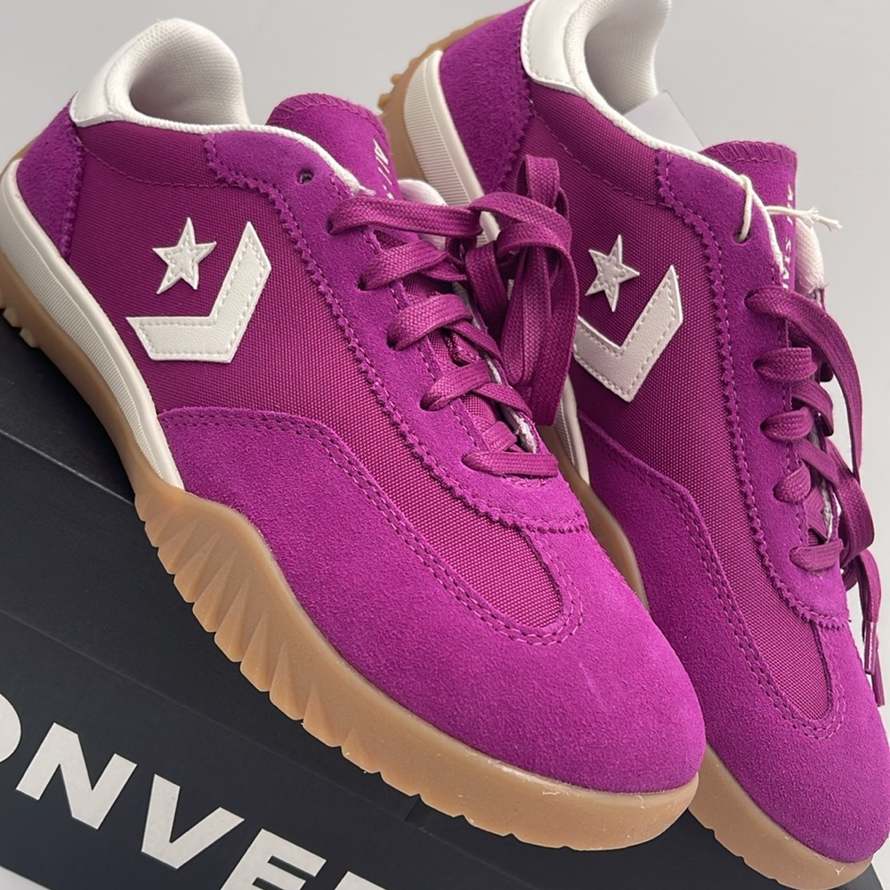 Converse Men’s RUN STAR TRAINER OX QUANTUM VIOLET/EGRET/WHITE
A13361C Sneakers - Picture 8 of 16